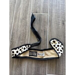 Don Kline Giorgio Beverly‎ Hills Italian Spotted Fur Leather Belt Gold Buckle